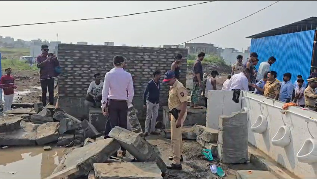 Pune: Over head water tank collapse on labour camp in Bhosari, three killed several injured